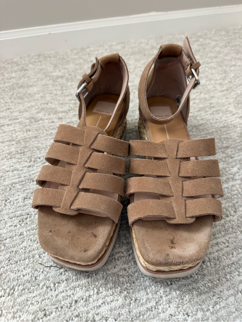 Dolce Vita Suede Platform Sandals